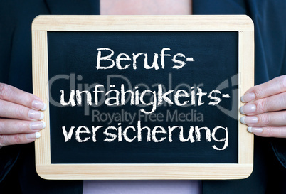 Berufsunfähigkeitsversicherung