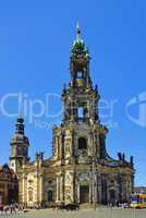 Katholische Hofkirche Dresden, Sachsen, Deutschland, Europa