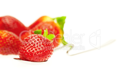 strawberry isolated on white