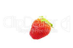 strawberries isolated on white