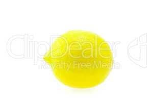 yellow lemon isolated on white