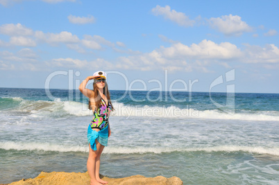 Girl and sea