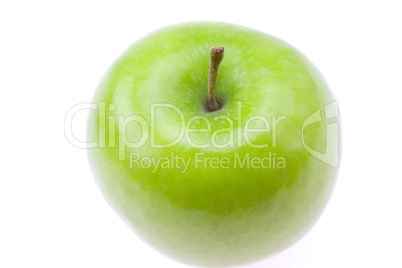 green apple isolated on white