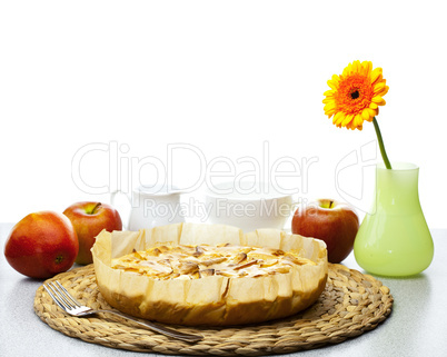 apple pie flowers and apples