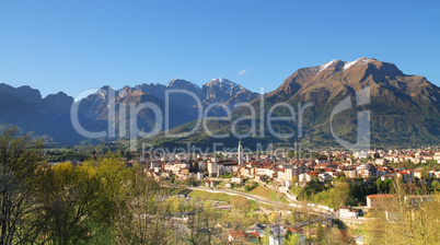 city ​​of the Dolomites