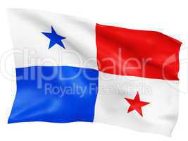 3D Panama flag