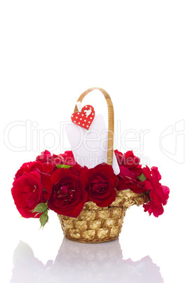 Basket of roses