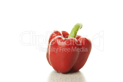 red pepper isolated on white