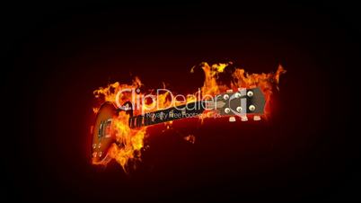 Fire guitar