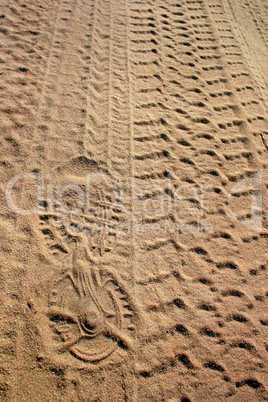 Sand Footprints