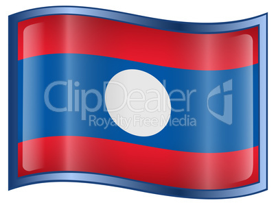 Laos Flag icon.