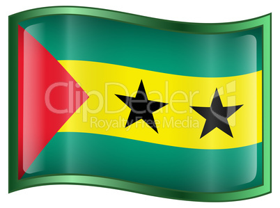 Sao Tome Flag icon.
