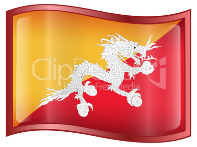 Bhutan flag icon.