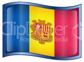 Andorra flag icon.