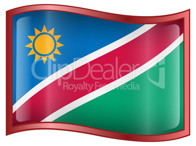 Namibia flag icon.