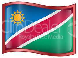 Namibia flag icon.