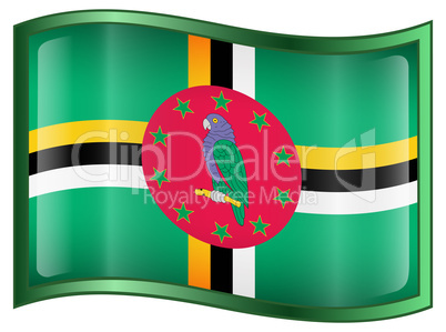 Dominica flag icon.