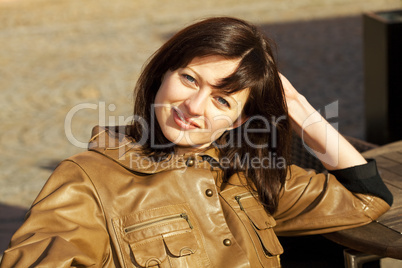 portrait of a young beautiful woman