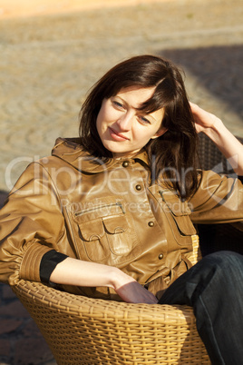 portrait of a young beautiful woman