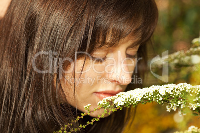 portrait of a young beautiful woman