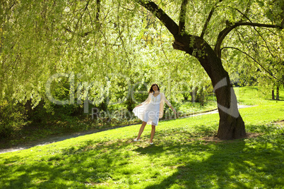 young bride stood under the greenwood tree