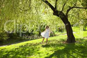 young bride stood under the greenwood tree