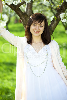 portrait of a young beautiful bride