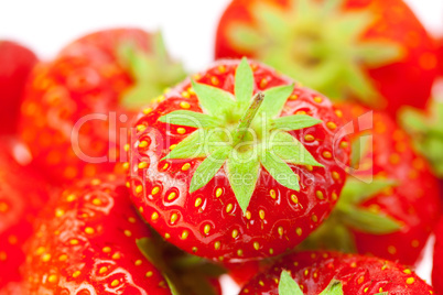 strawberry isolated on white