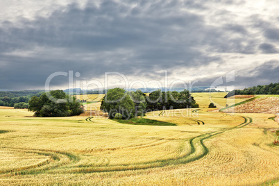 Landschaft im Sommer 657 him