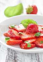 Erdbeercarpaccio / strawberry carpaccio
