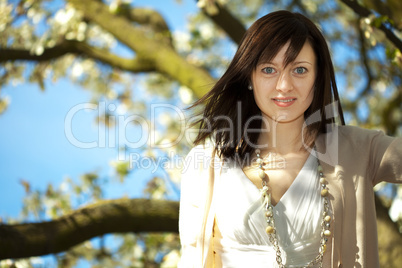 portrait of a young beautiful bride