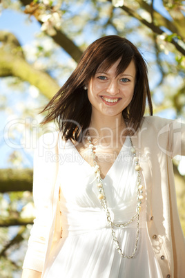 portrait of a young beautiful bride