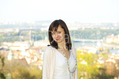 portrait of a young beautiful bride