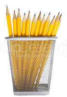Pencils in the pencil holders