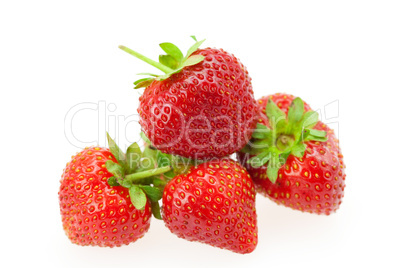 strawberry isolated on white