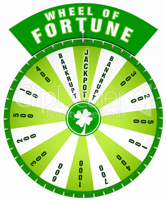 3D Wheel of Fortune - Isolated