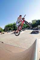 BMX Bike Stunt bar spin