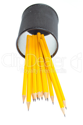 Close-up of  pencils in Pencil box