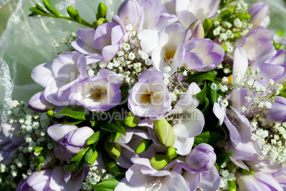 background of the wedding bouquet