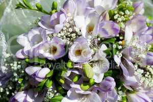 background of the wedding bouquet