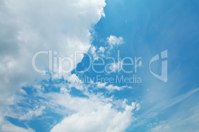 background of sky and clouds