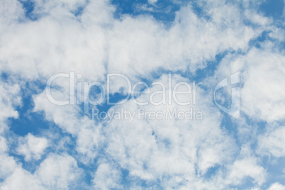 The background of sky and clouds