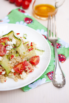 Delicious and healthy quinoa salad