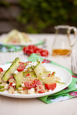 Fresh and healthy quinoa salad