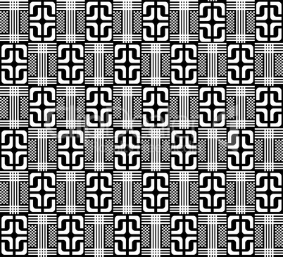 black abstract geometric pattern for the background, (vector)