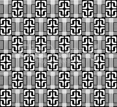 black abstract geometric pattern for the background, (vector)