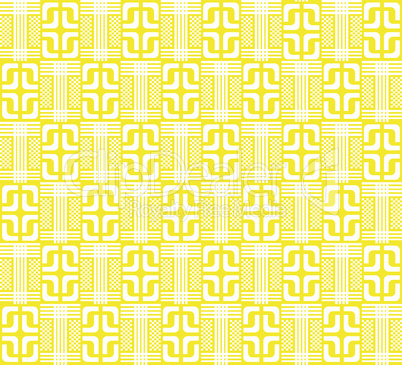 Yellow abstract geometric pattern for the background, (vector)