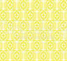 Yellow abstract geometric pattern for the background, (vector)
