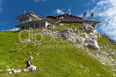 Gipfelstation auf dem Nebelhorn