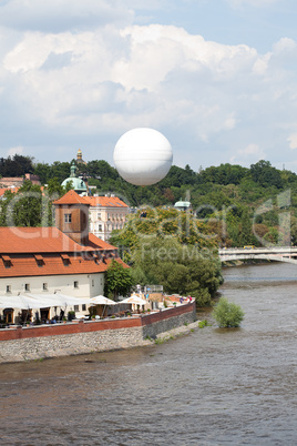 balloon in the sky Prague